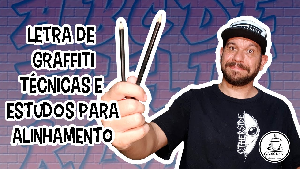 Letra de graffiti  - estudos para alinhamento