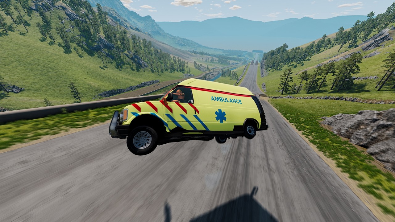 Full Throttle INSANE Long Downhill Mayhem! Satisfying Crashes | BeamNG Drive #13