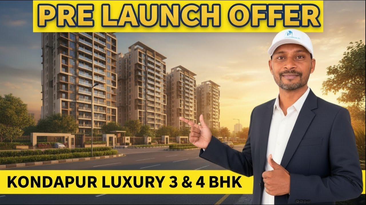 Ultra Luxury 3 & 4 BHK Flats in Kondapur | Pre Launch Gated Community Hyderabad
