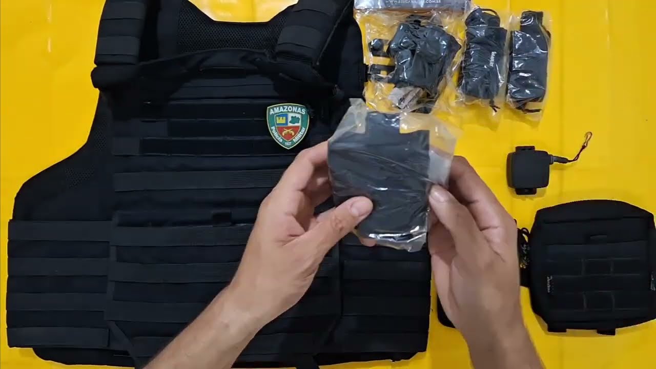 Montagem de colete modular operacional - vida real 🚔