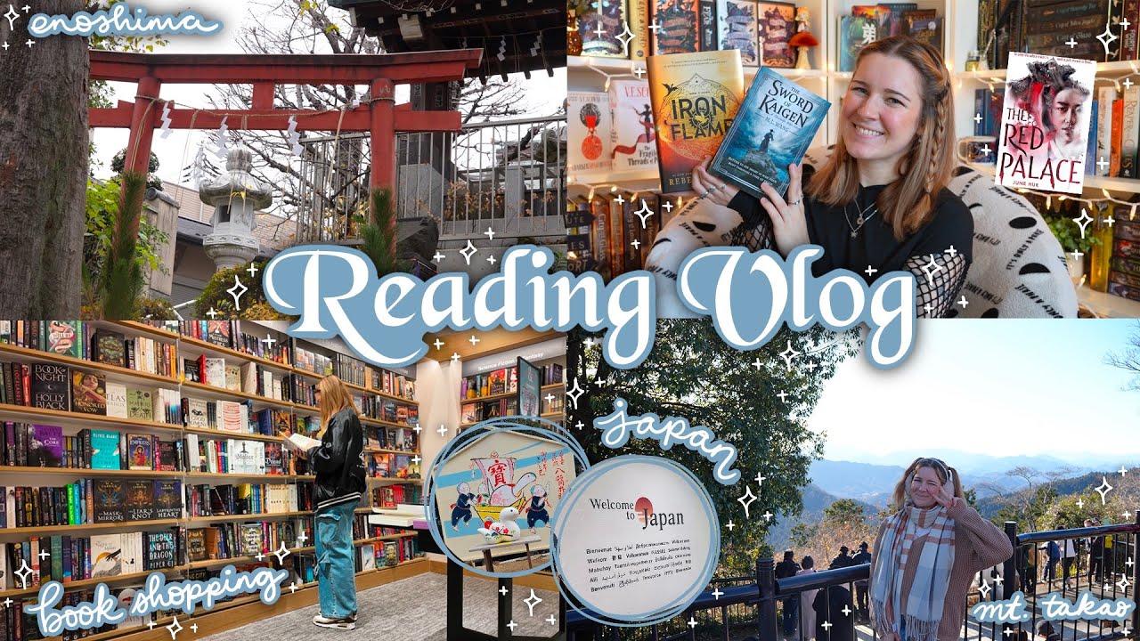 READING VLOG | traveling to japan, book shopping and my most anticipated read ✨🗡️🔍
