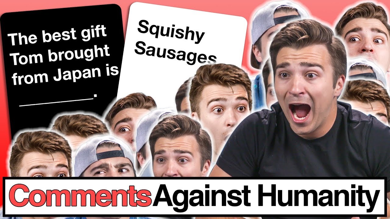 Nerds Eating Contest! | Comments Against Humanity with Tom, Tom, Tom, and Tom
