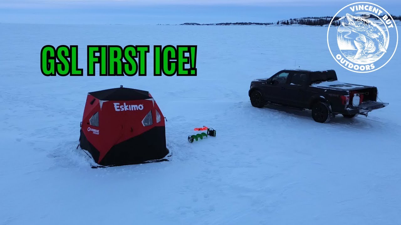 First ice on Great Slave Lake! | Grinding for Lake Trout/Inconnu