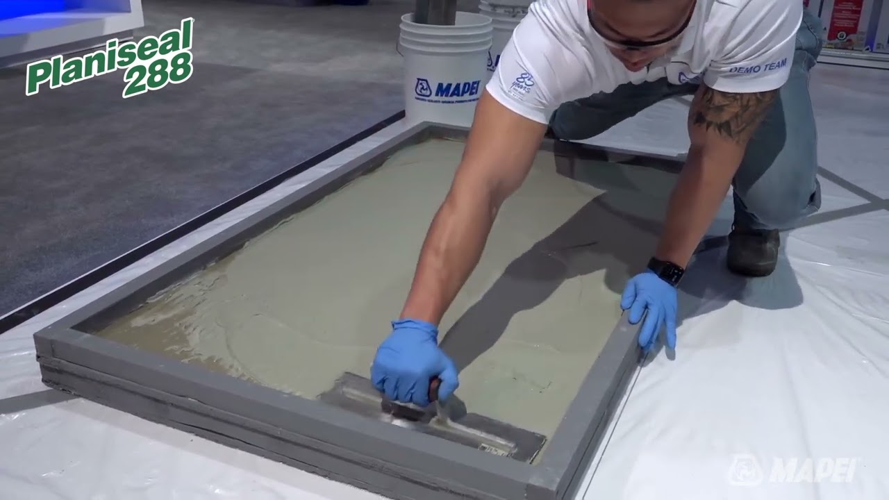 MAPEI Live: “Plan” to protect against water with MAPEI’s Planiseal® 288 mortar