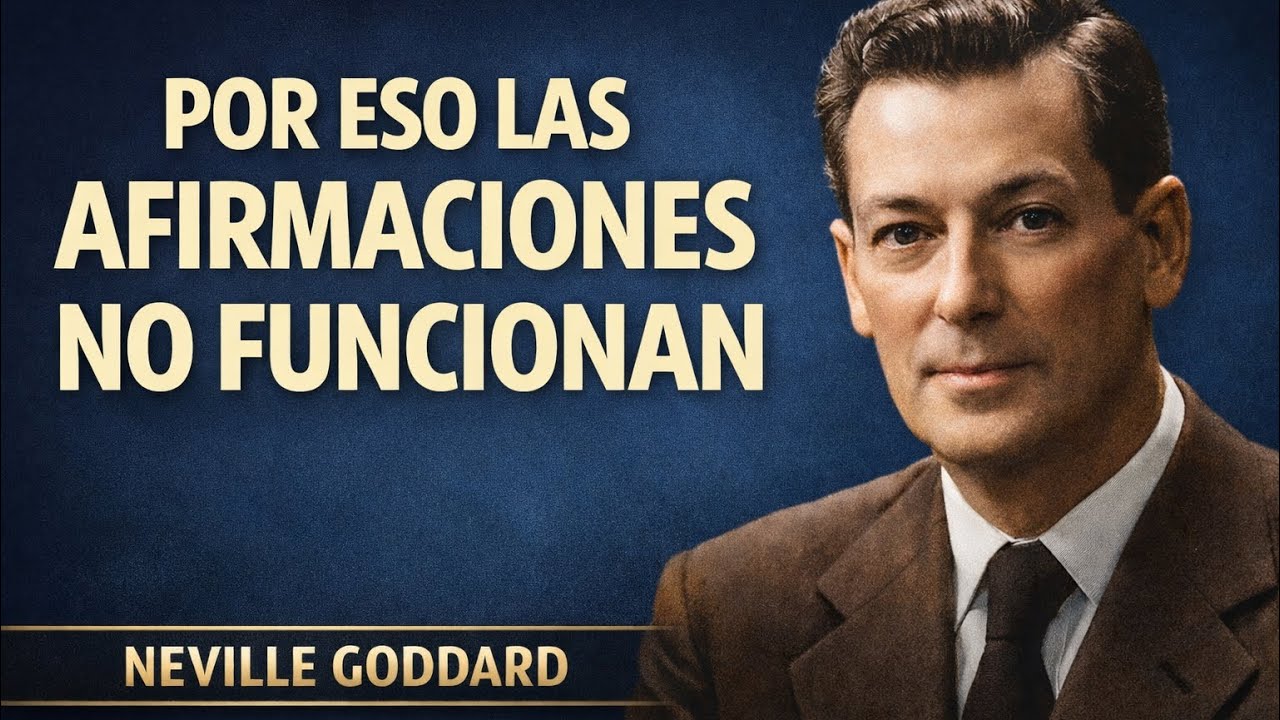 La razón por la que las afirmaciones no cambian tu vida|principio de Neville Goddard