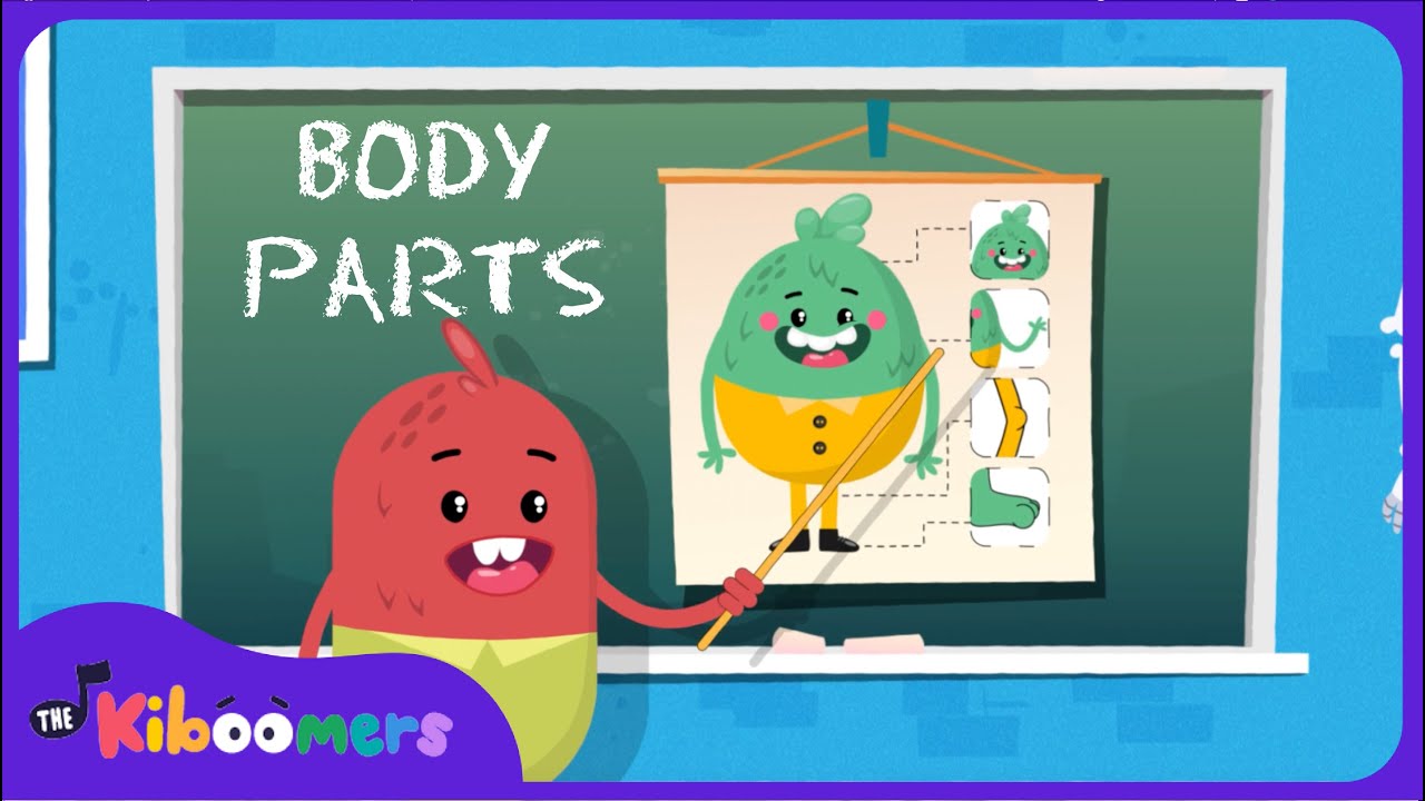 Fun Body Parts Song With THE KIBOOMERS - Head Shoulders Knees and Toes