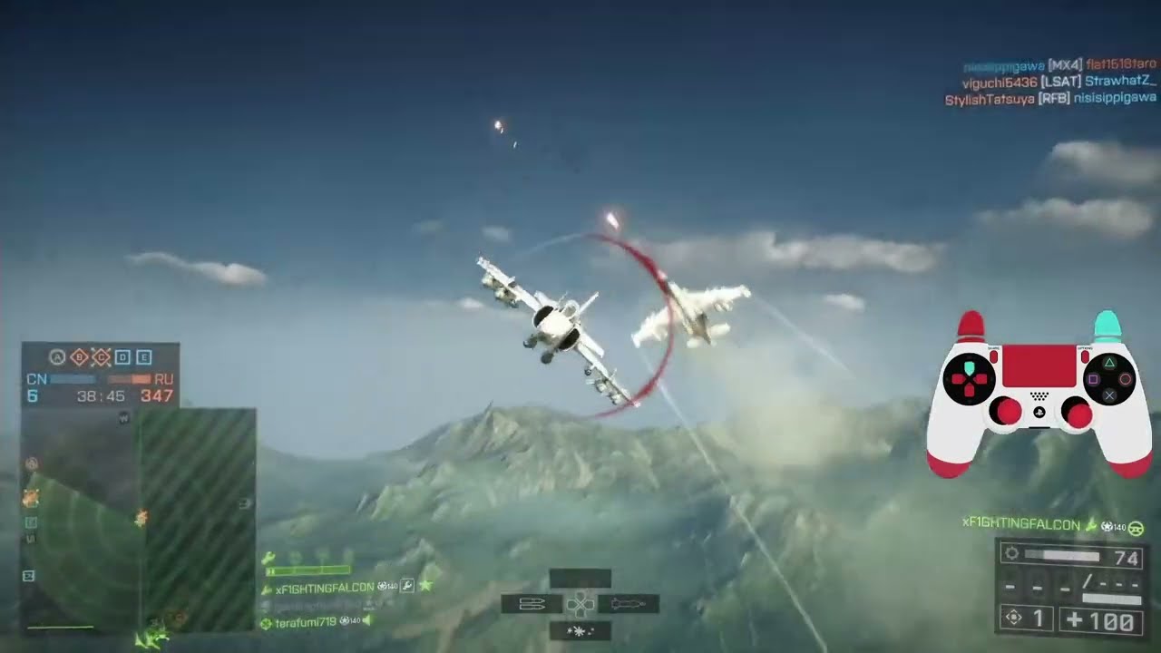 BF4 ドッグファイト 0キル0デス 攻撃機
