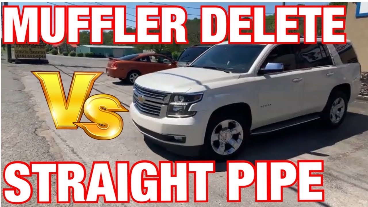 Chevy Tahoe 5.3L V8: ПРЯМЫЕ ТРУБЫ против УДАЛЕНИЯ ГЛУШИТЕЛЯ!