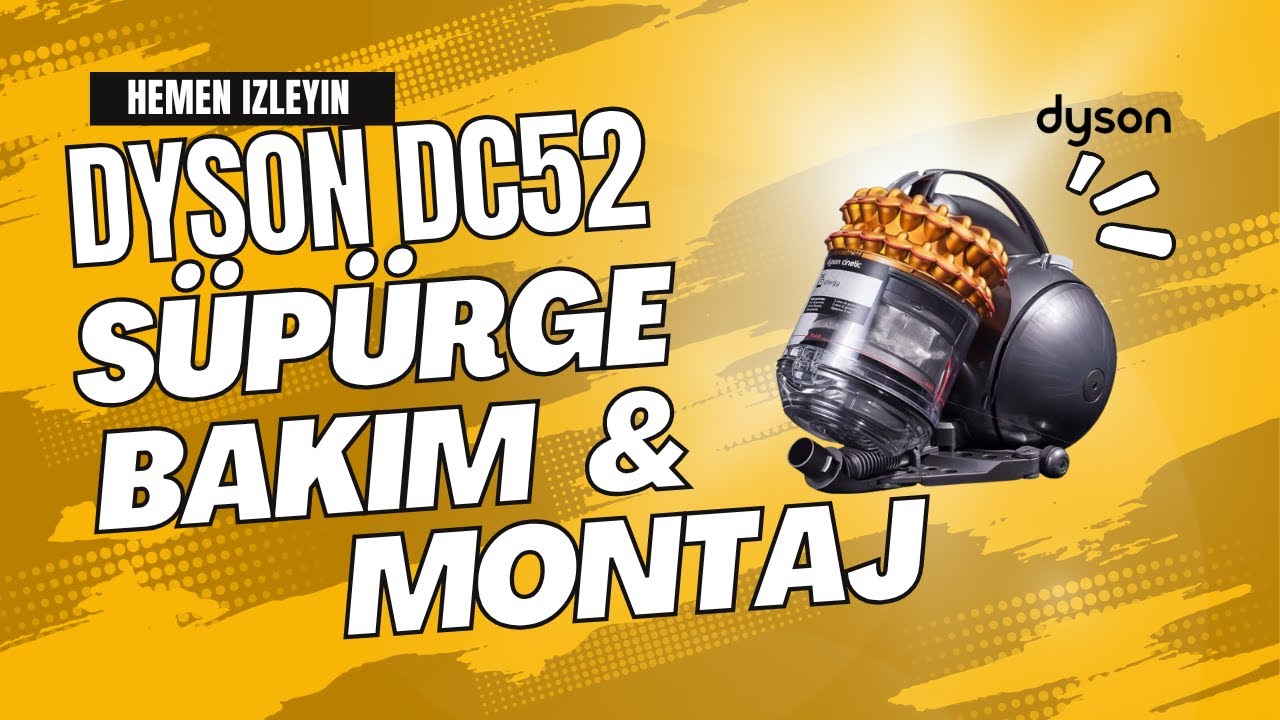 Dyson Süpürge Temizliği | Dyson süpürge çekmiyor | Dyson Dc52 Sökümü ve Montajı