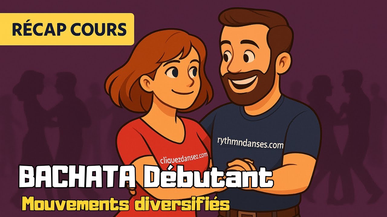 Bachata Débutant évolutive -  🗓 Cours du : 01/04/2026 -  mouvements diversifiés