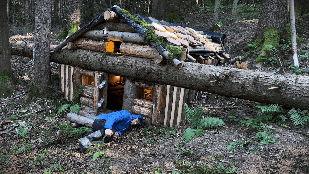 90 Days Alone — From Baby Deer Rescue to a Bear-Proof Bushcraft Shelter