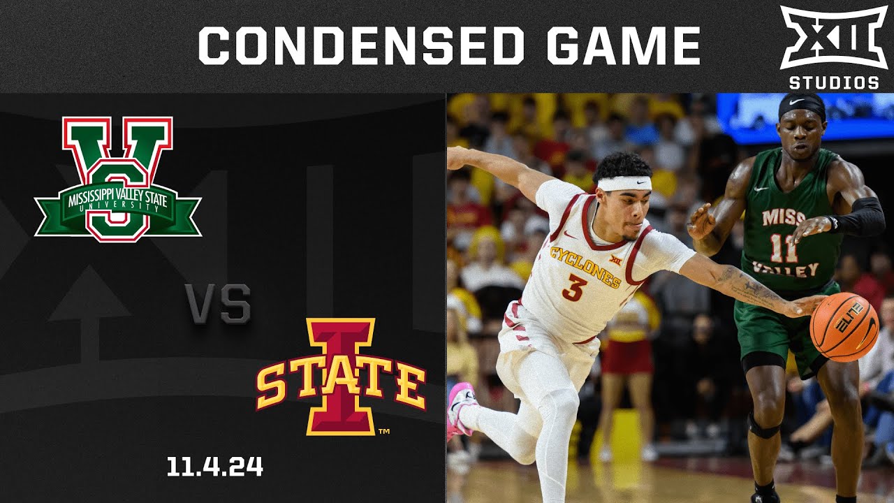 Mississippi Valley State vs. Iowa State Condensed Game | 2024-25 Big 12 Men's Basketball