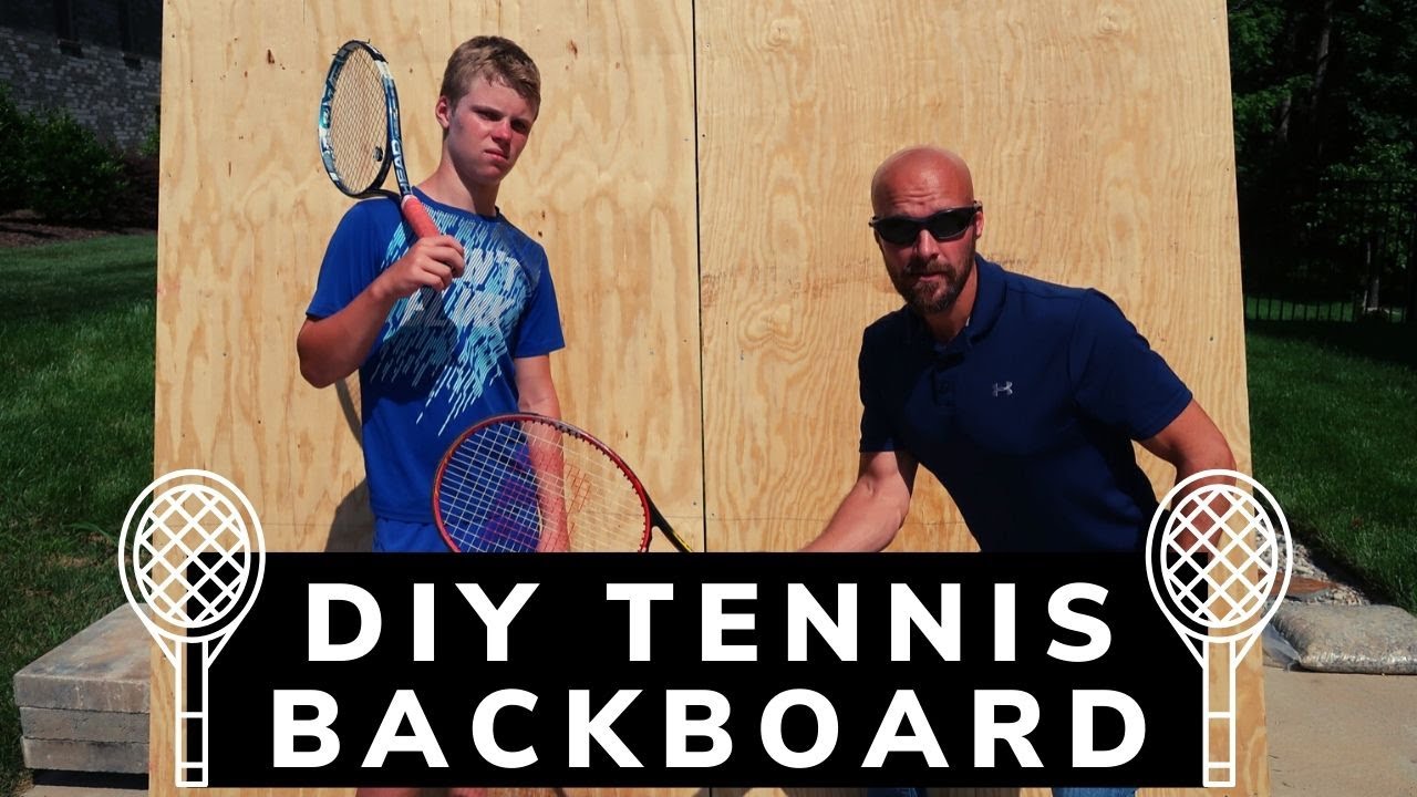 How to BUILD a DIY TENNIS BACKBOARD | Dad Hack