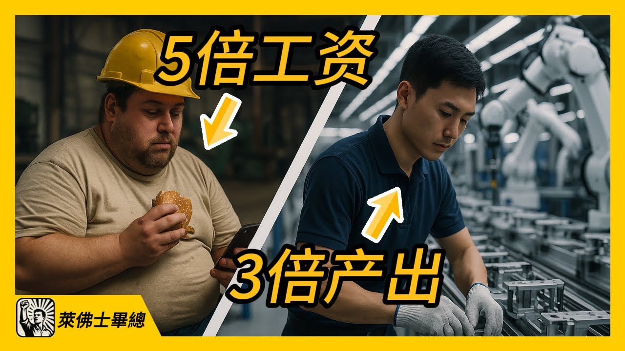 当中国工人的生产率超过美国 2.4 倍：为何工资却只有五分之一？