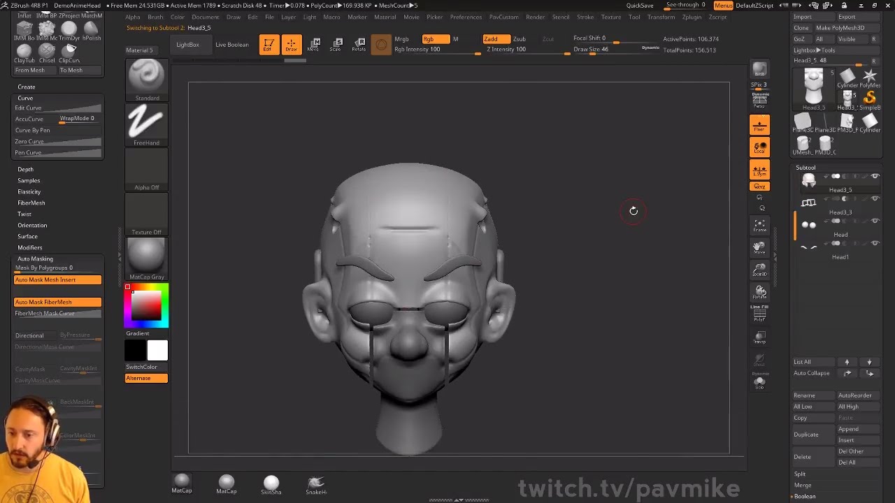 PavWork16: Clip vs Trim vs Dynamesh Groups