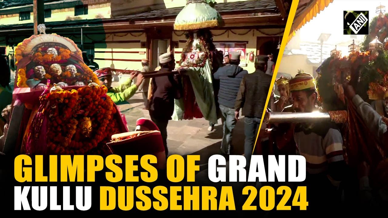 Glimpses of grand Kullu Dussehra 2024 celebrations: A festive display of culture and devotion