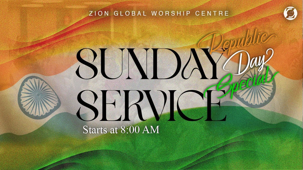 Republic Day Sunday Service LIVE  | ZGWC TV | Worship & Prayer