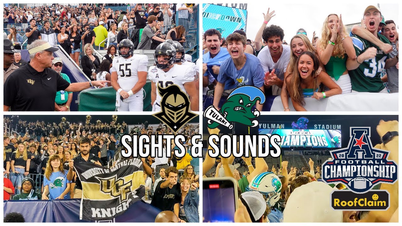 AAC Championship: Sights & Sounds from Tulane's 45-28 win vs. UCF ⚔🌊🏈