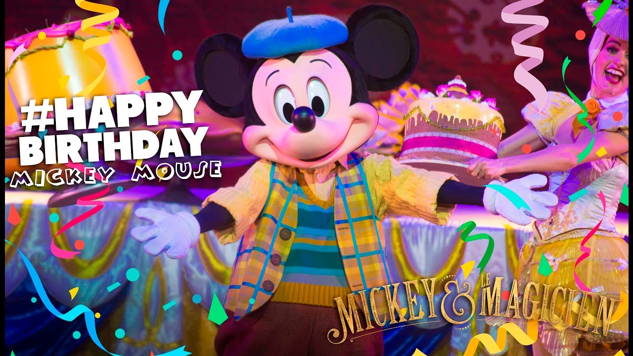 #HappyBirthdayMickey - Special Show of Mickey & The Magician - Disneyland Paris - 2016