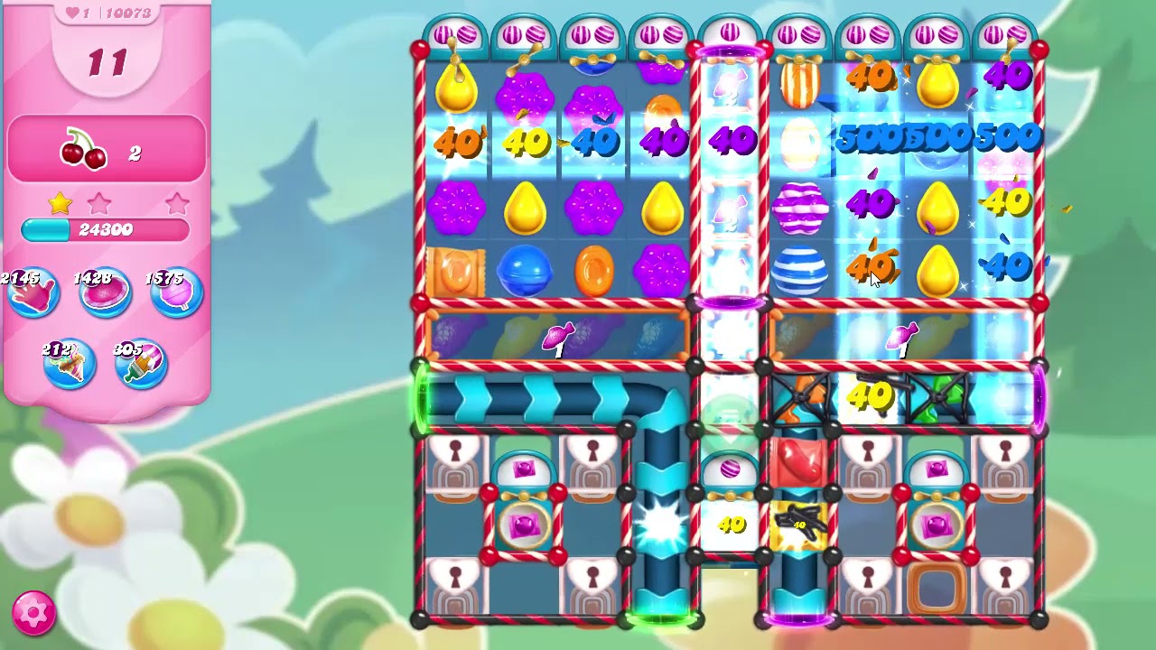 Candy Crush Saga Level 10073 NO BOOSTERS