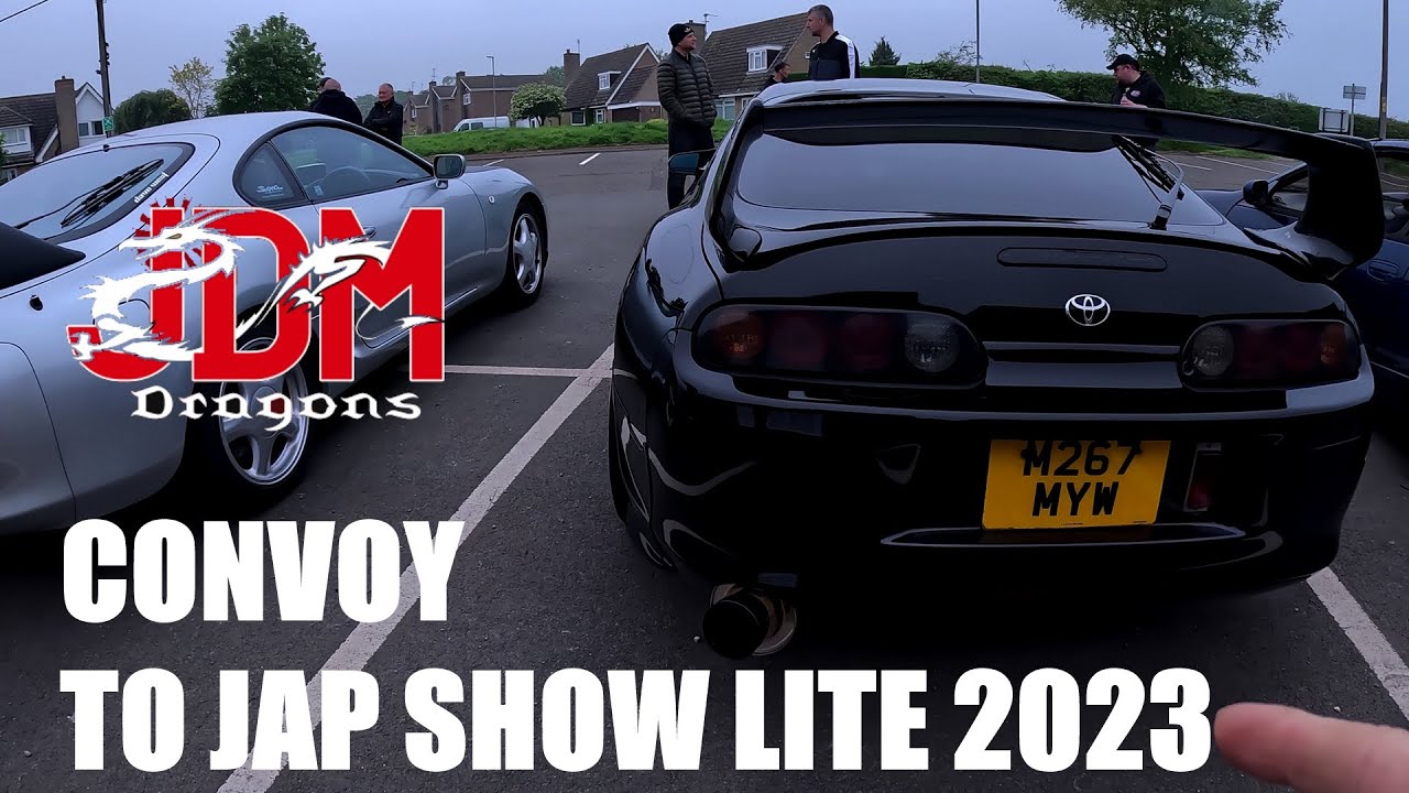 JDM DRAGONS CONVOY TO JAP SHOW LITE 2023 AT SANTAPOD IN OUR #jdmcars