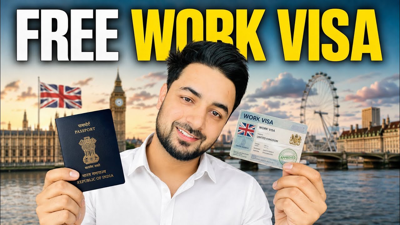 UK Visa Ballot 2026 Free work visa for Indians in the UK 🇬🇧 | Indian students life in the Uk VLOG