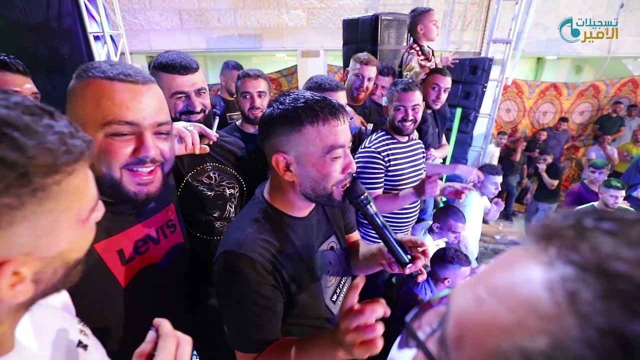 الفنان محمد البرغوثي والفنان معين الأعسم ولعت بالدحية حرب  العريس احمد عطية بيتللو21 20
