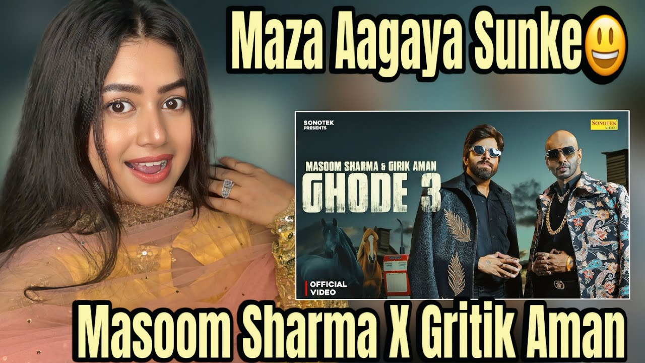 Ghode 3 (Official Video) Masoom Sharma | Girik Aman | New Haryanvi Song 2025 | Sonotek Music