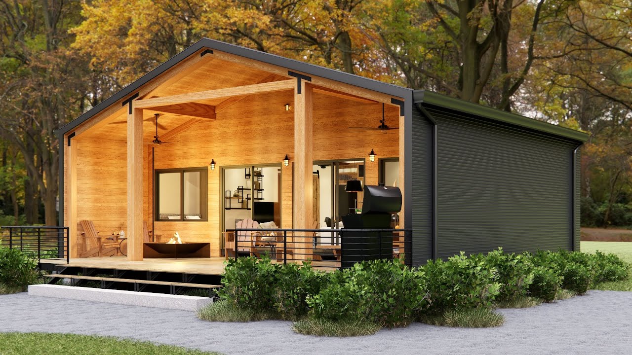 Modulház | 2 hálószoba | 60 m2 + Terasz