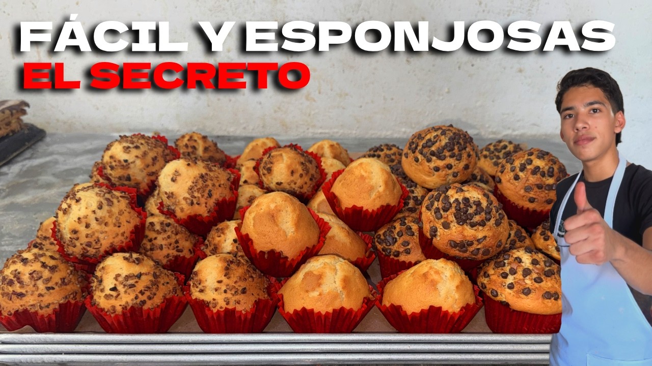 Las MANTECADAS más ESPONJOSAS y FACILES