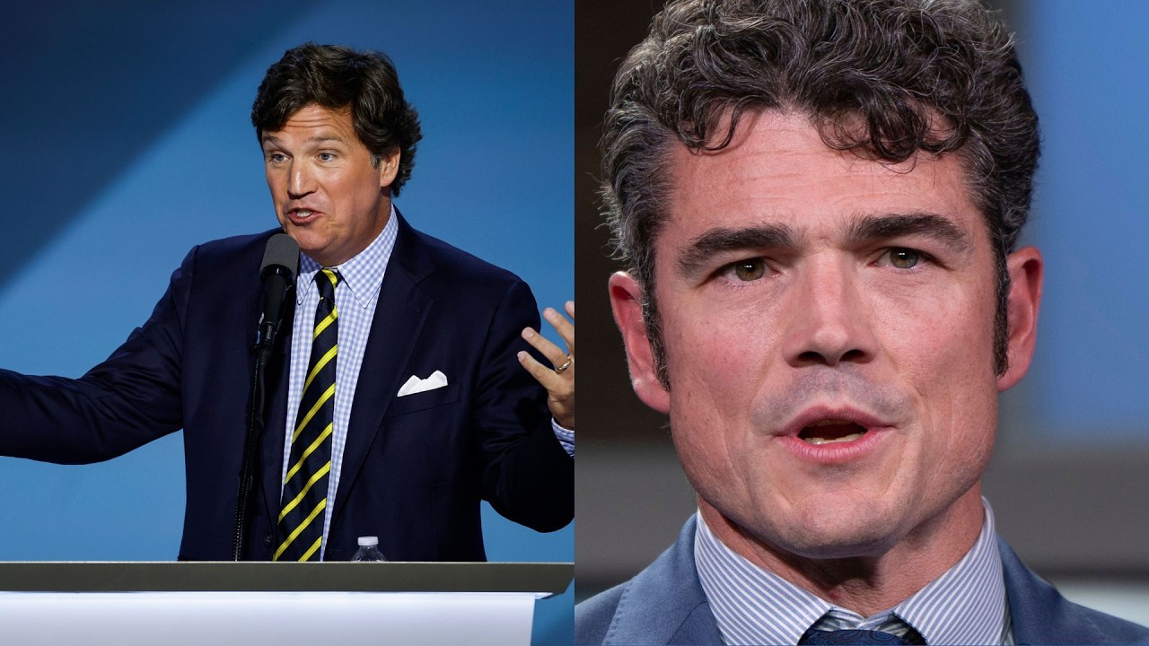 Tucker Carlson przeprowadza wywiad z Joe Kentem po rezygnacji z administracji Trumpa
