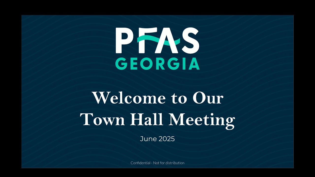 PFAS Calhoun Town Hall GA June 13 2025