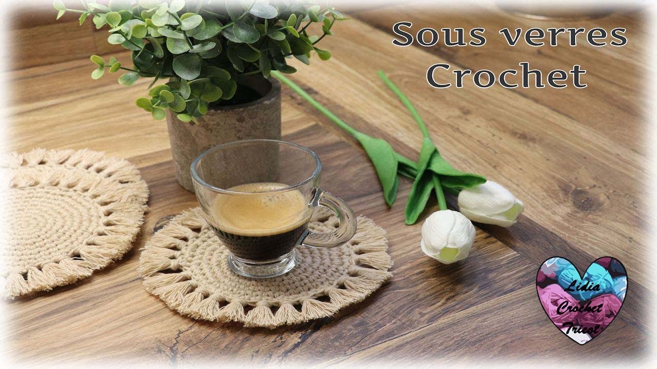 Sous Verres Crochet Facile 