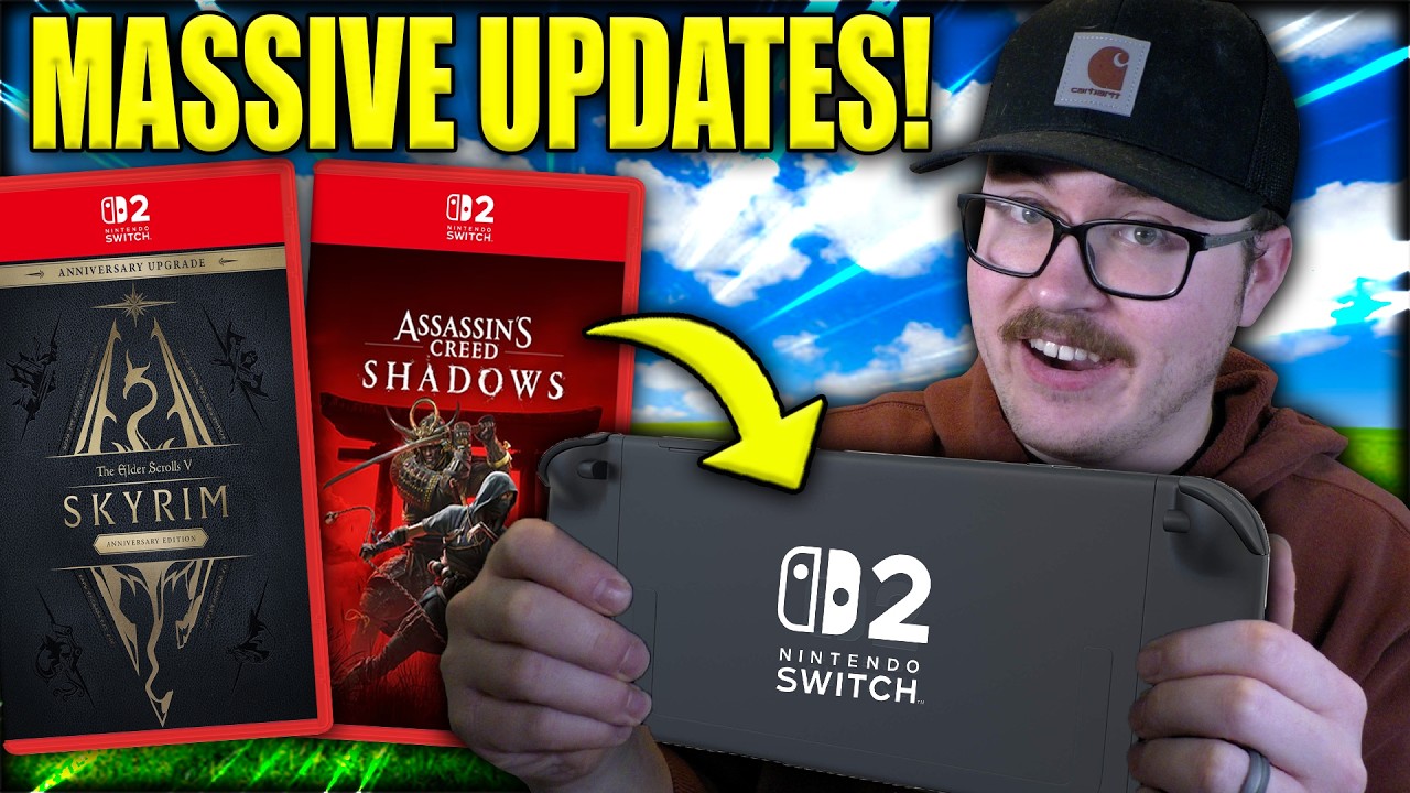 Skyrim and Assassin's Creed Shadows got HUGE UPDATES on Switch 2!