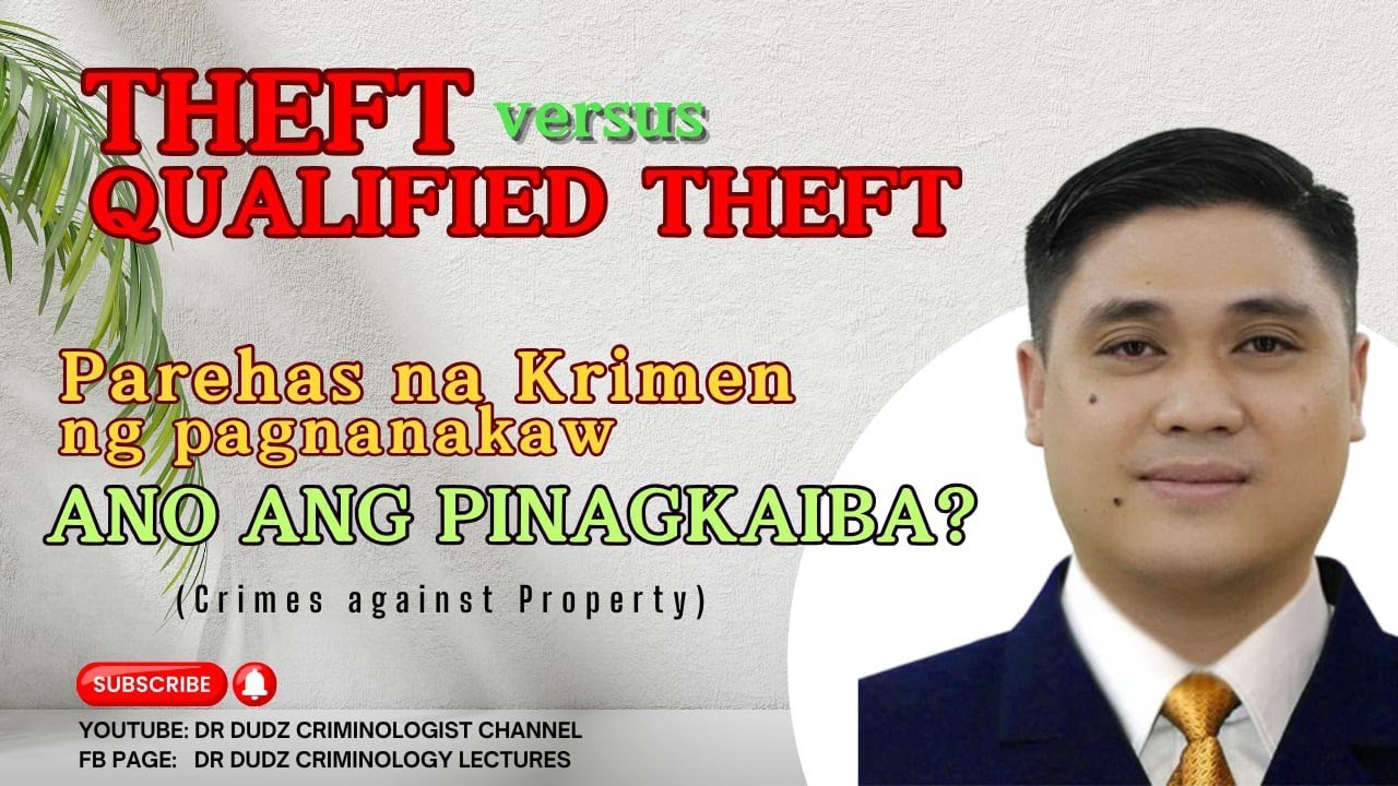 THEFT versus QUALIFIED THEFT