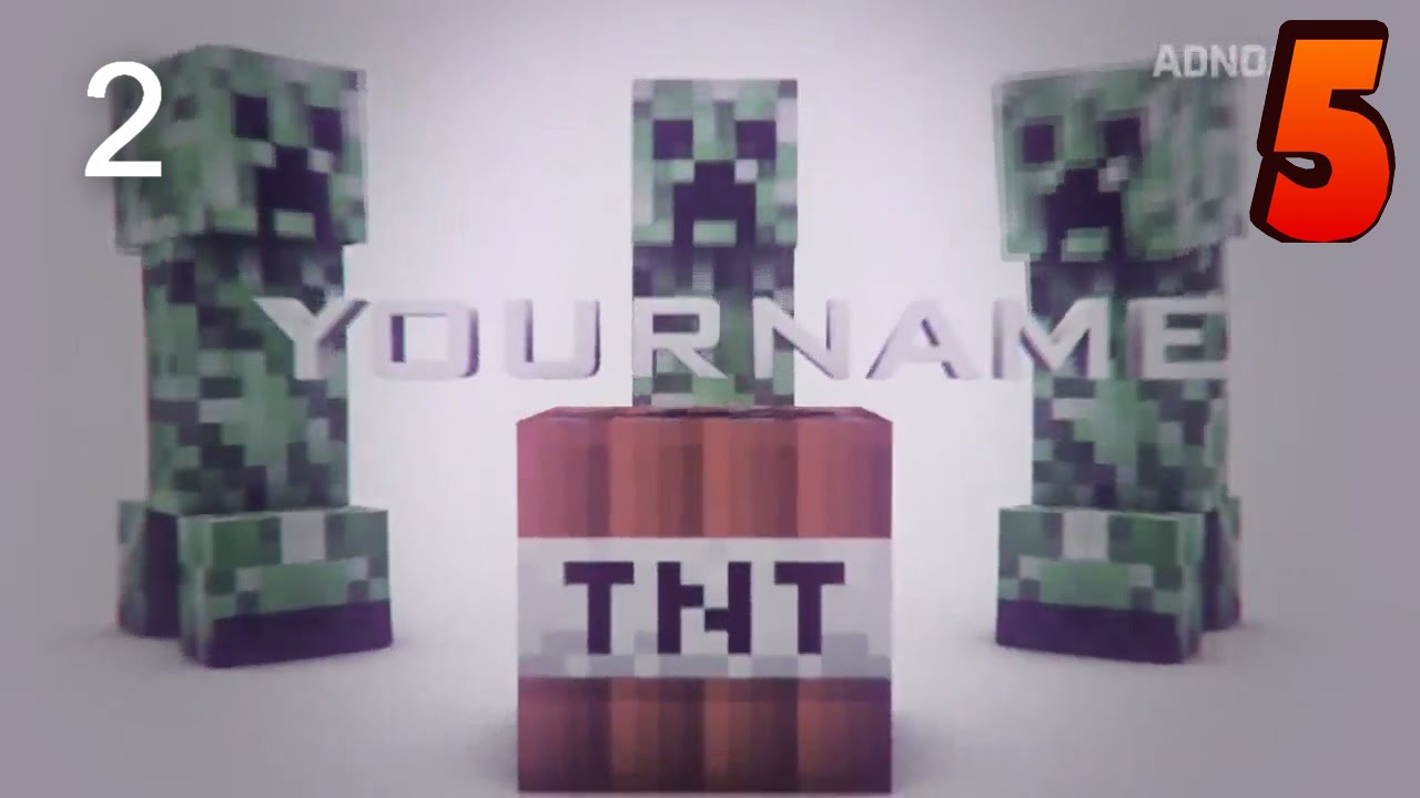 TOP 10 Minecraft Intro Template #5 C4D+AE,SV + Free Download