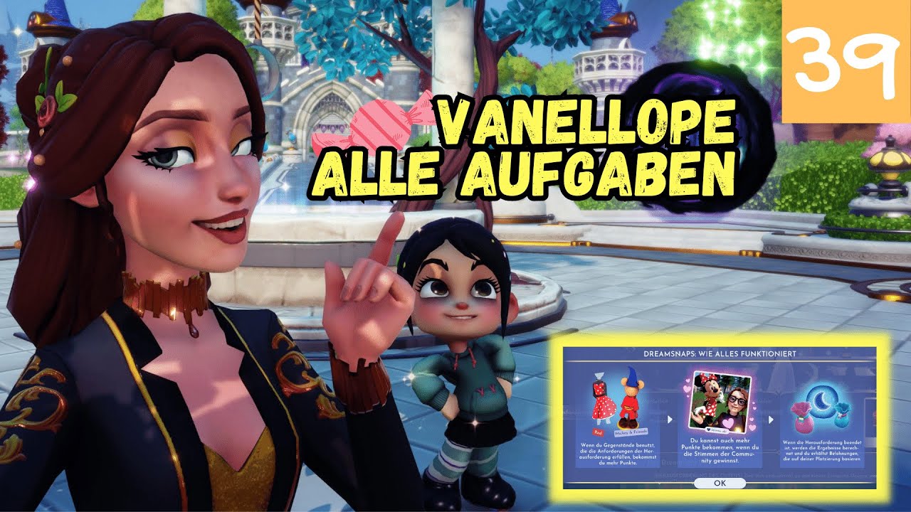 Vanellope alle Aufgaben, Dream Snaps & MEHR! | Disney Dreamlight Valley Teil 39