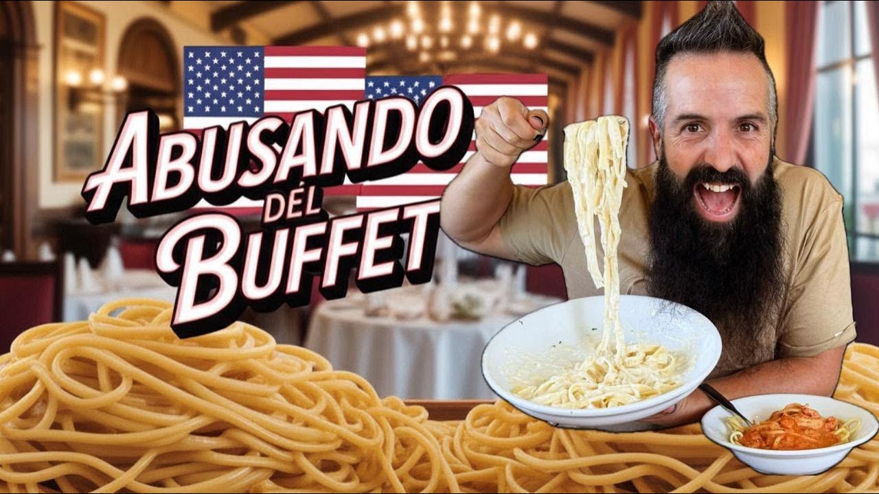 ABUSANDO DEL BUFFET DE PASTA SIN L&Iacute;MITE EN ESTADOS UNIDOS