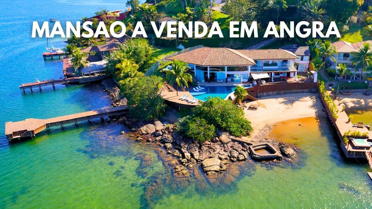 MANSÃO pe na areia a venda em ANGRA DOS REIS. Com direito a Agua cristalina...