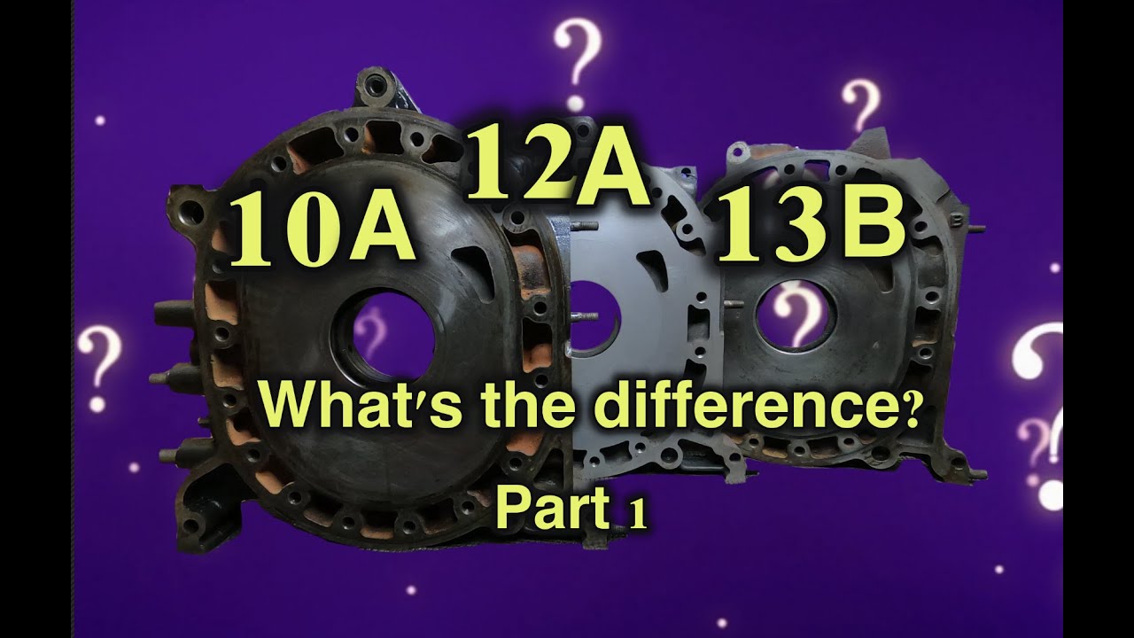 Mazda rotary 10A, 12A, 13B front housings, what's the difference? part 1