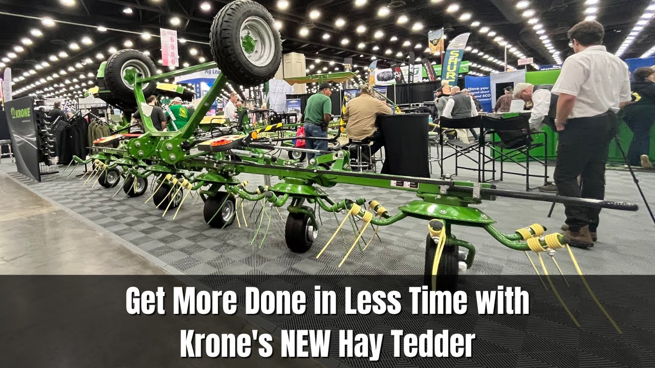 Get More Done in Less Time with Krone's NEW Hay Tedder
