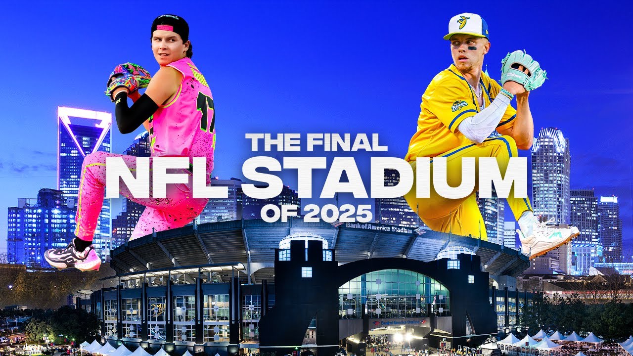 THE FINAL FOOTBALL STADIUM OF 2025! Savannah Bananas vs Party Animals in Charlotte, North Carolina