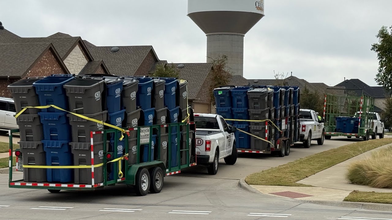 Community Waste Disposal: Celina, Texas Cart Rollout! 