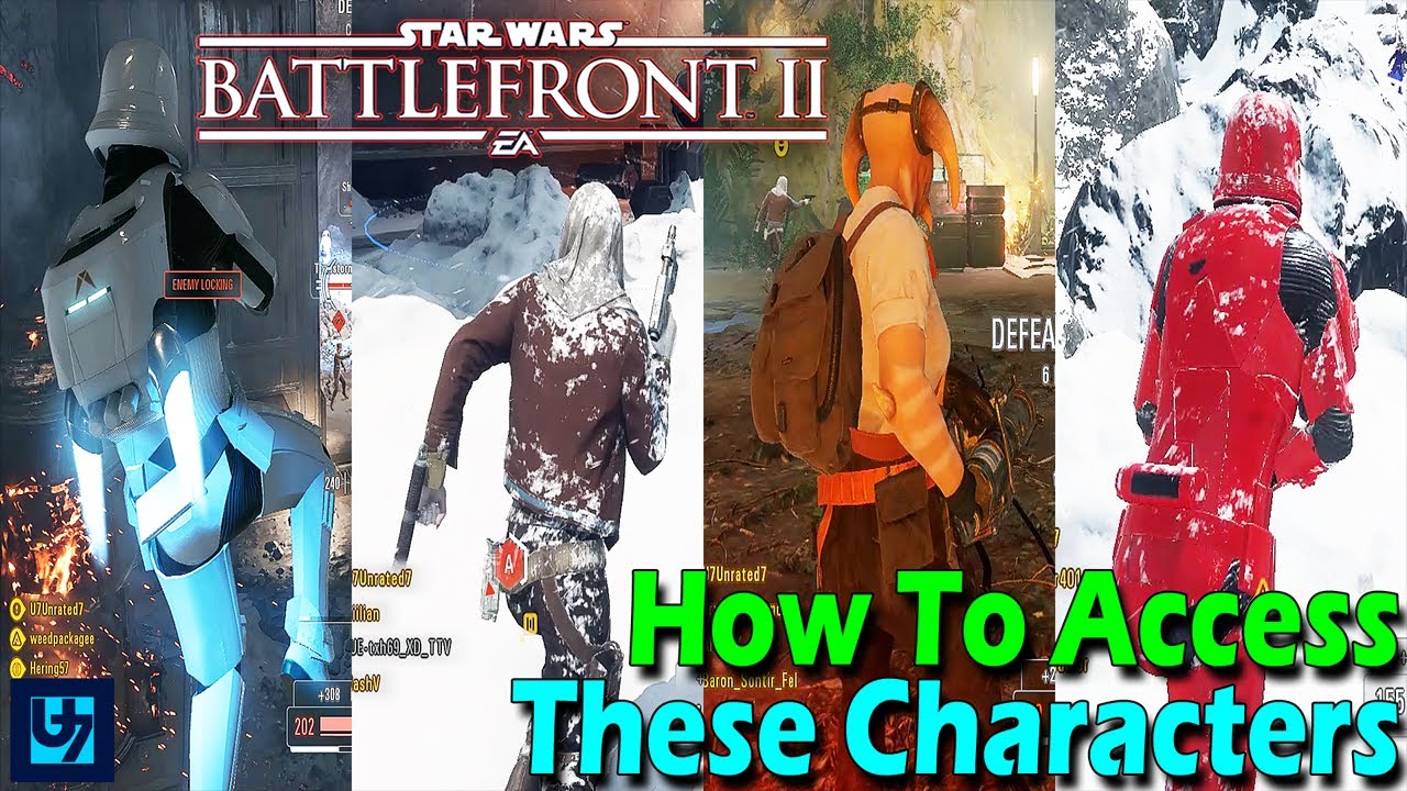 How To Access Sith Trooper, First Order Jet Trooper, Ovissian Gunner, Caphex Spy - Battlefront 2