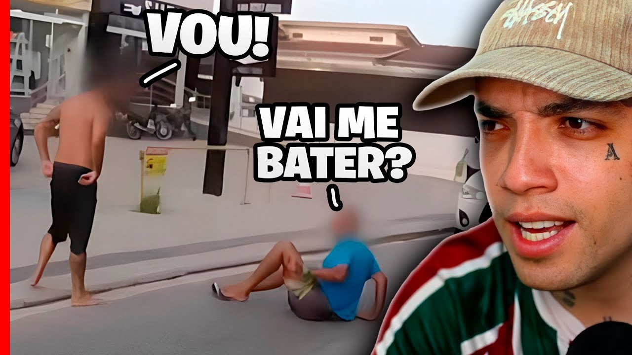OS CARA BRIGARO NO MEIO DA RUA KKKKK