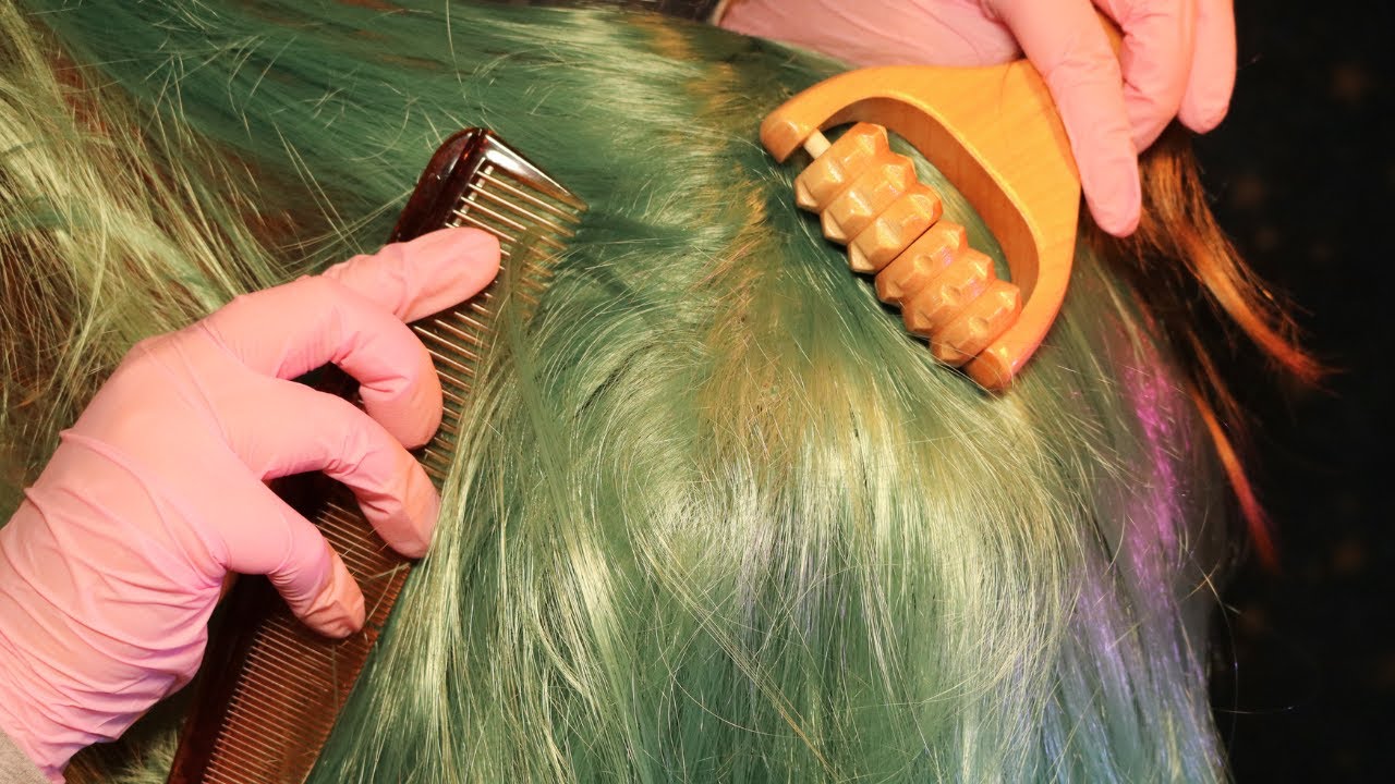 ASMR HAIR TREATMENT For Insomnia, Study & Soothing Relaxation (No Talking)