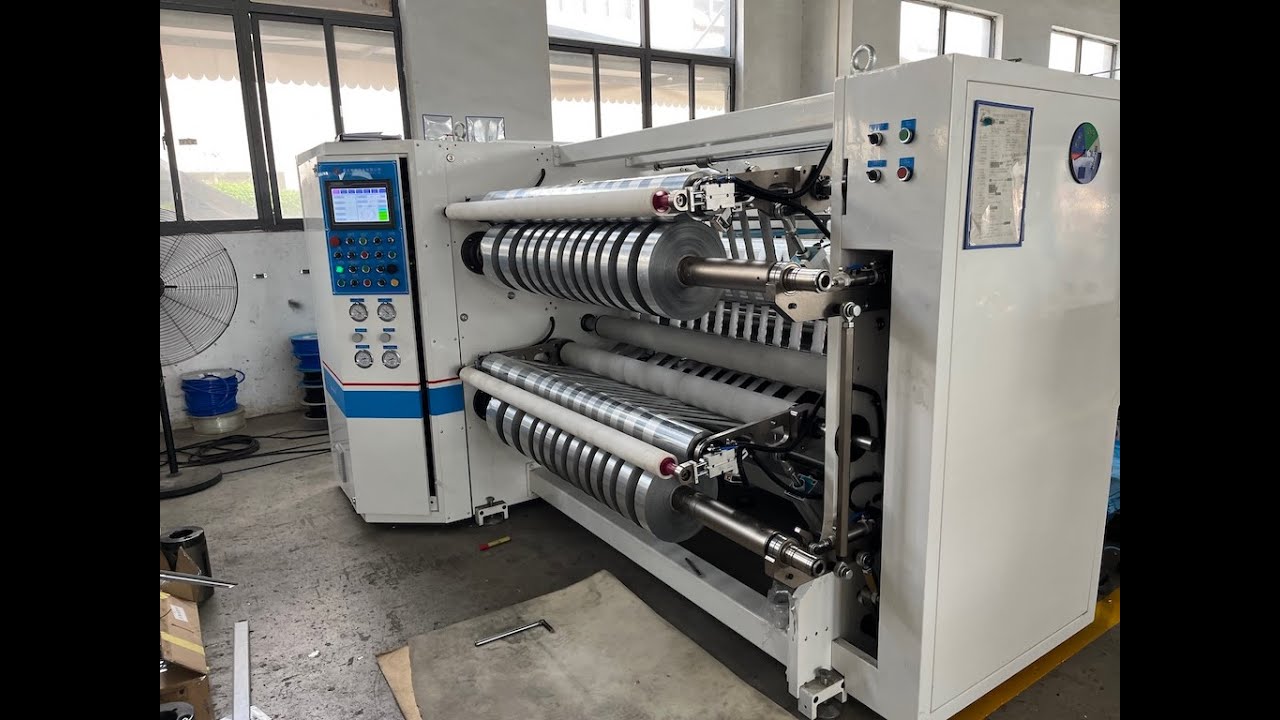 FR-2441A Double Shafts Aluminum Foil Tape Slitting Machine