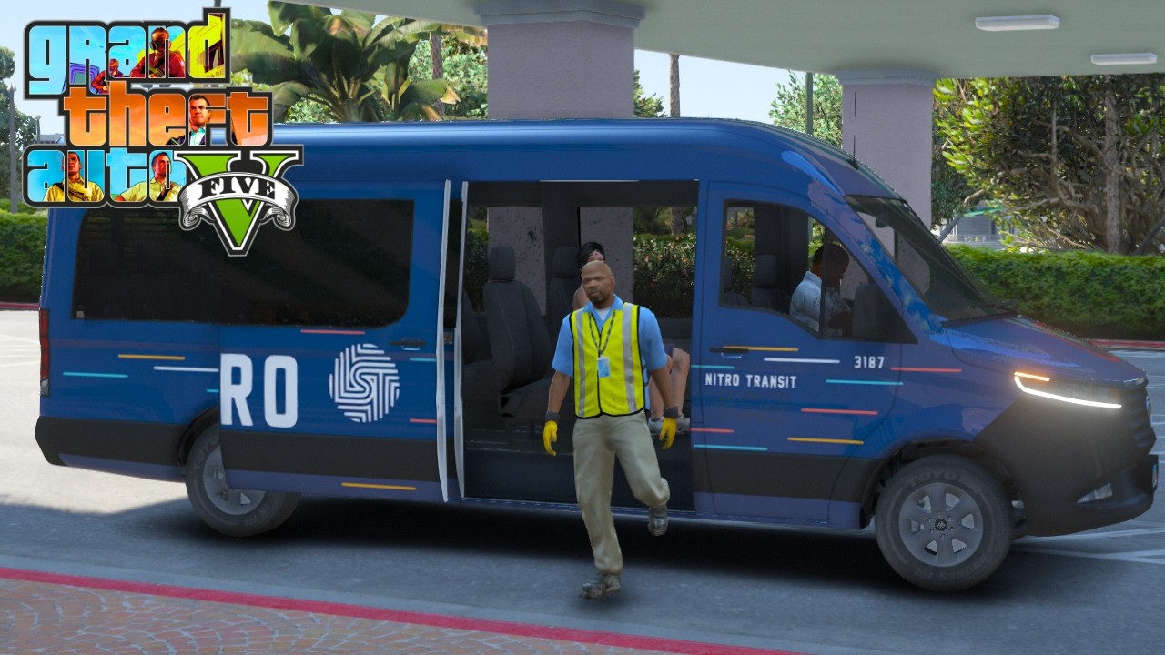 العمل في شركه توصيل المطار✈#1 | GTA5