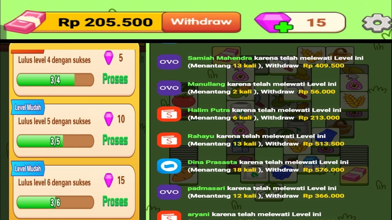 Cara Hasilkan Uang Di Aplikasi Tile Win Cash