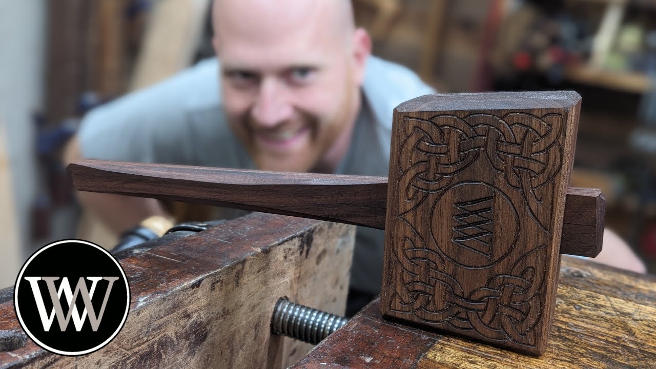 Making A Carved Walnut Mallet